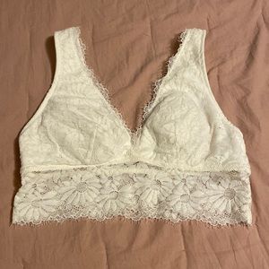AERIE White Bralette
